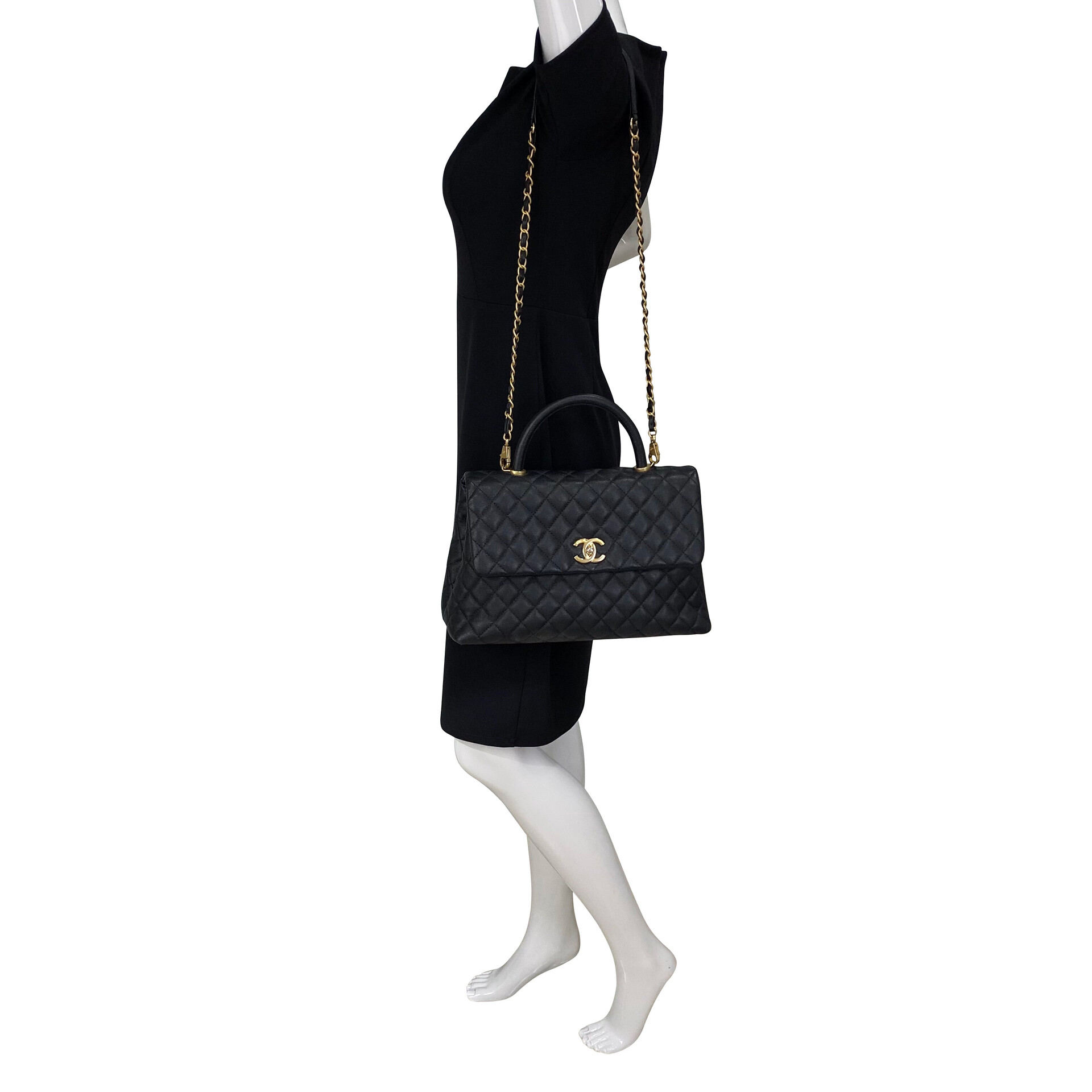 Bolsa Chanel Handle Bag Flap
