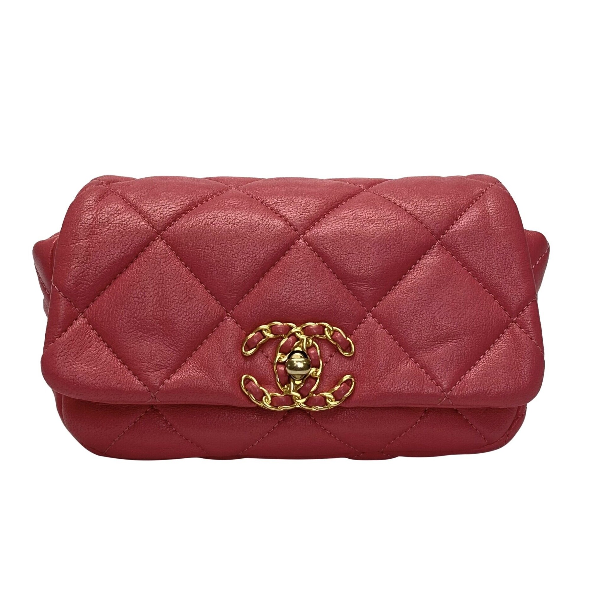 Bolsa Chanel C19 Weist Bag Rosa