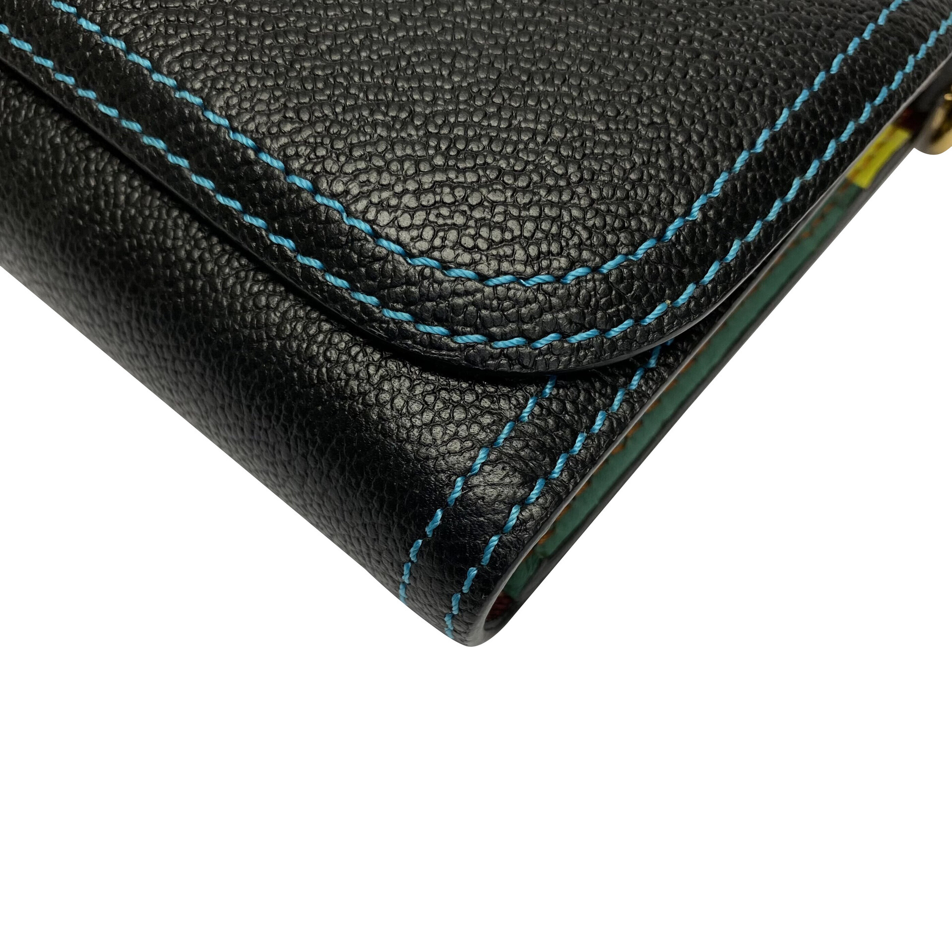 Bolsa Burberry Wallet Couro Marinho
