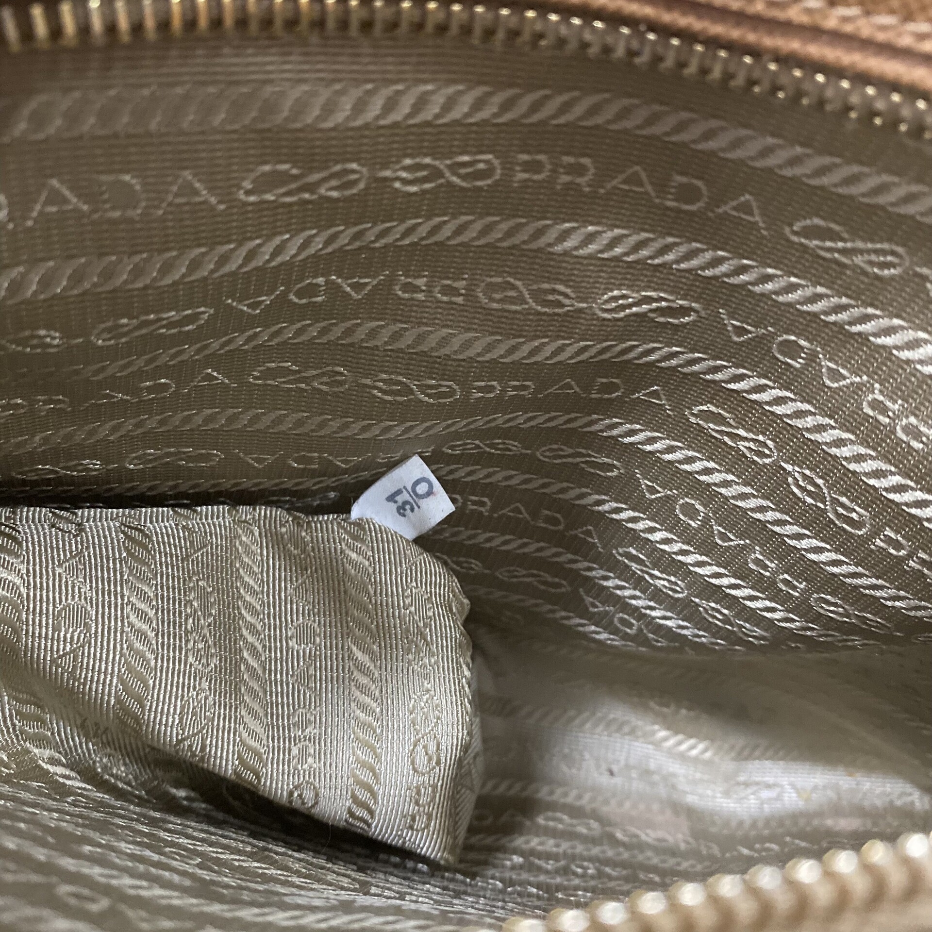 Bolsa Prada Galleria Couro Saffiano Bicolor