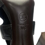 Bota Chanel Couro Preta