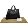 Bolsa Burberry Crest Grommet Preta