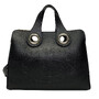 Bolsa Burberry Crest Grommet Preta