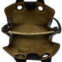 Bolsa Burberry Crest Grommet Preta