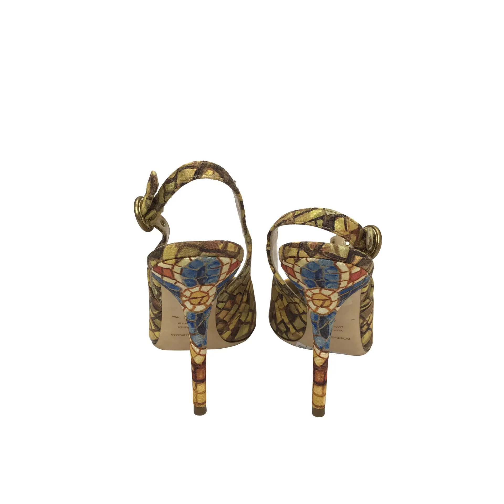 Sapato Dolce & Gabbana Estampa de Mosaico