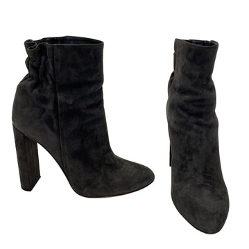 Bota Christian Dior Camurça Cinza