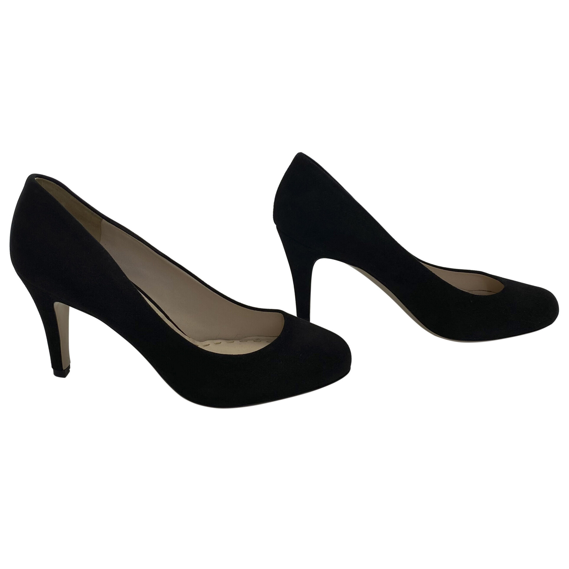 Scarpin Miu Miu Camurça Preto