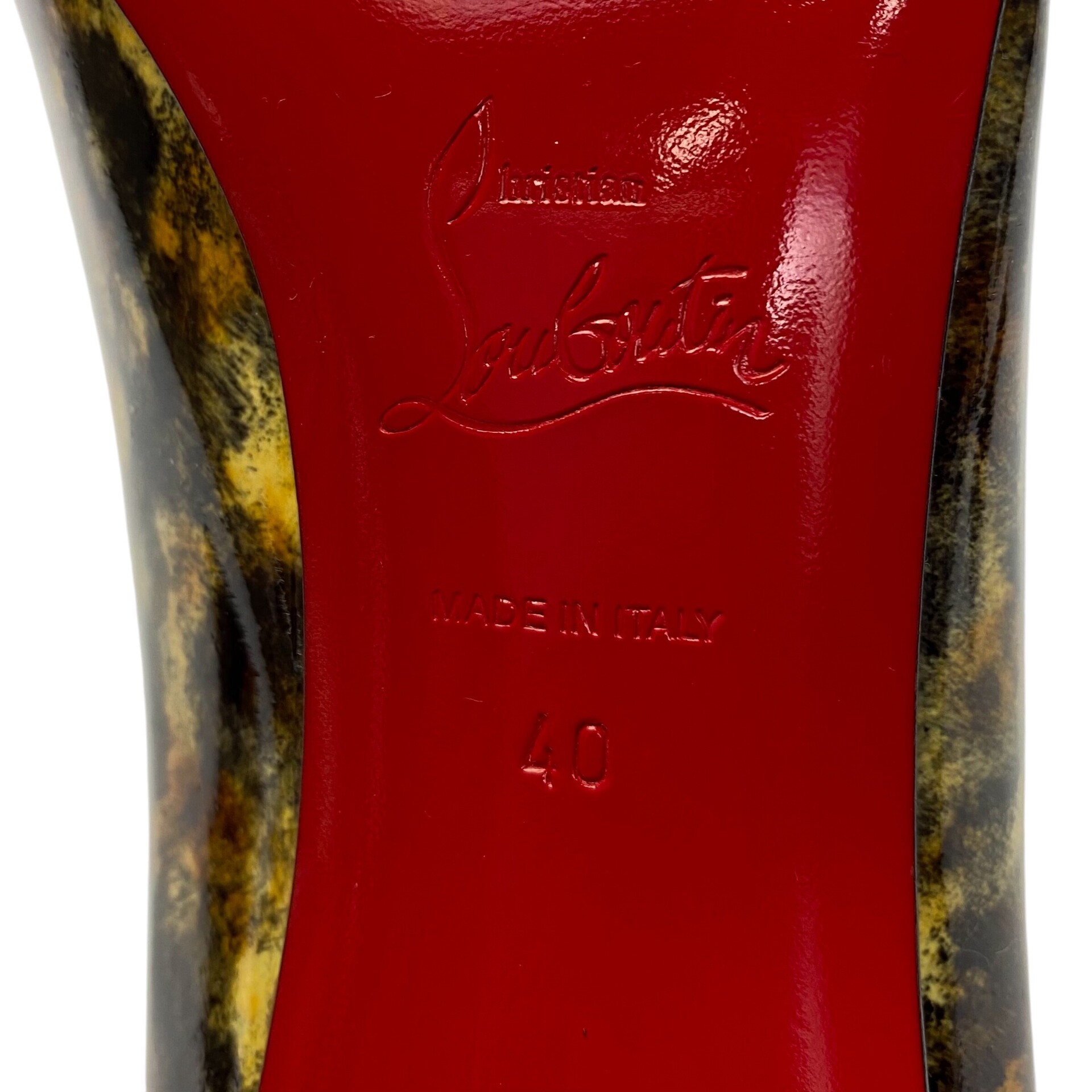 Sapato Christian Louboutin Animal Print