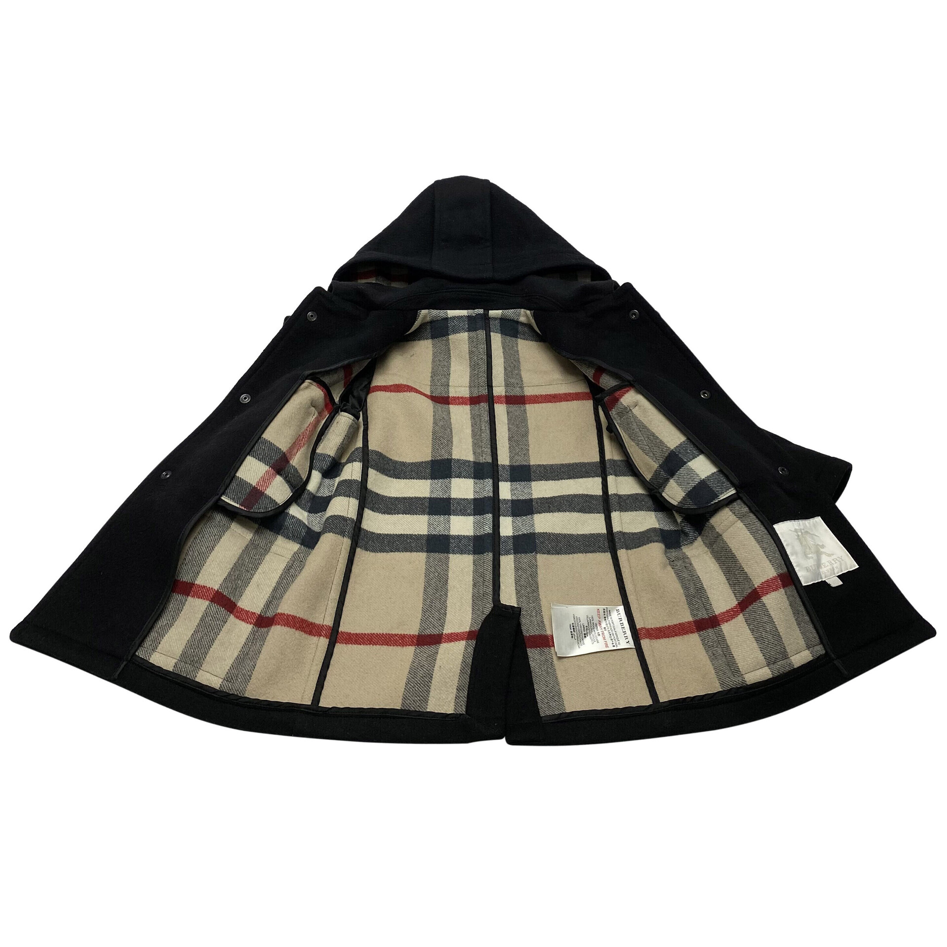 Casaco Burberry Lã Preto Infantil