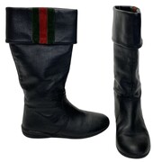 Bota Gucci Preta Infantil