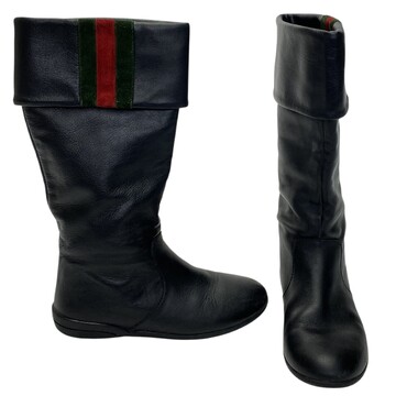Bota Gucci Preta Infantil