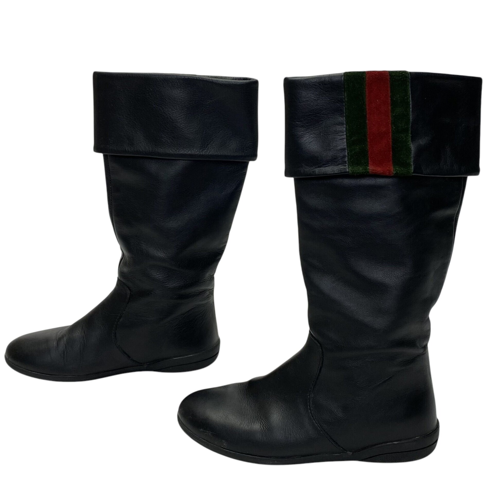 Bota Gucci Preta Infantil