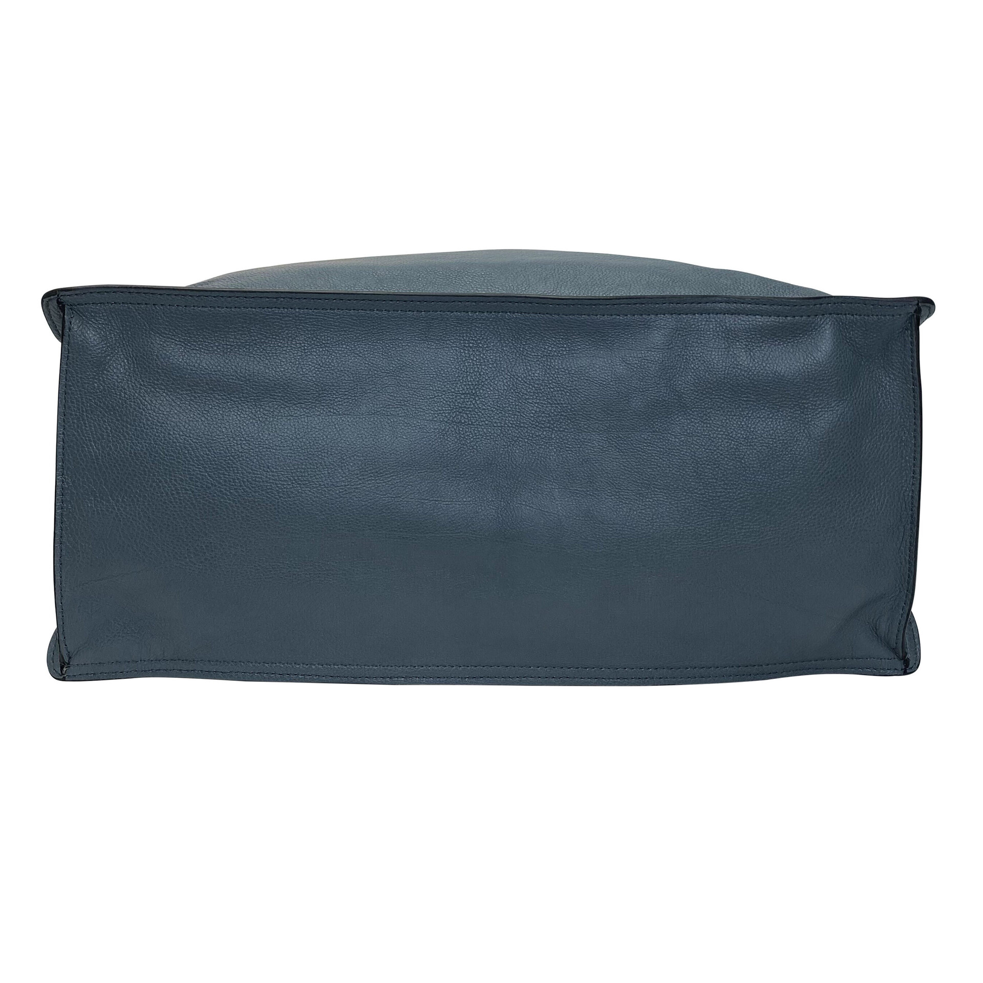 Bolsa Prada Etiquette Shopping Bag Azul Marine