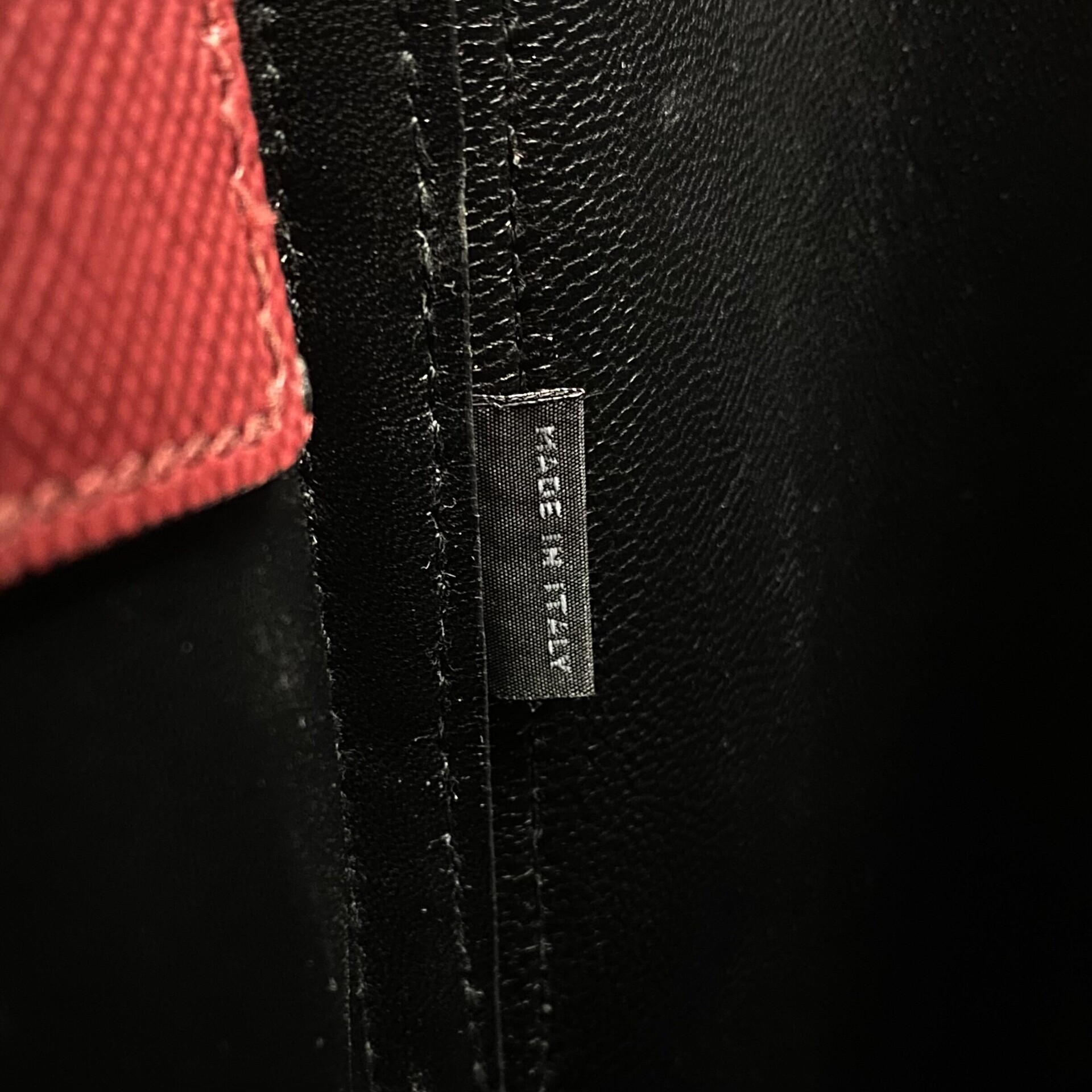 Bolsa Prada Double Couro Saffiano Vermelha