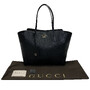 Bolsa Gucci Swing Tote Couro Preto