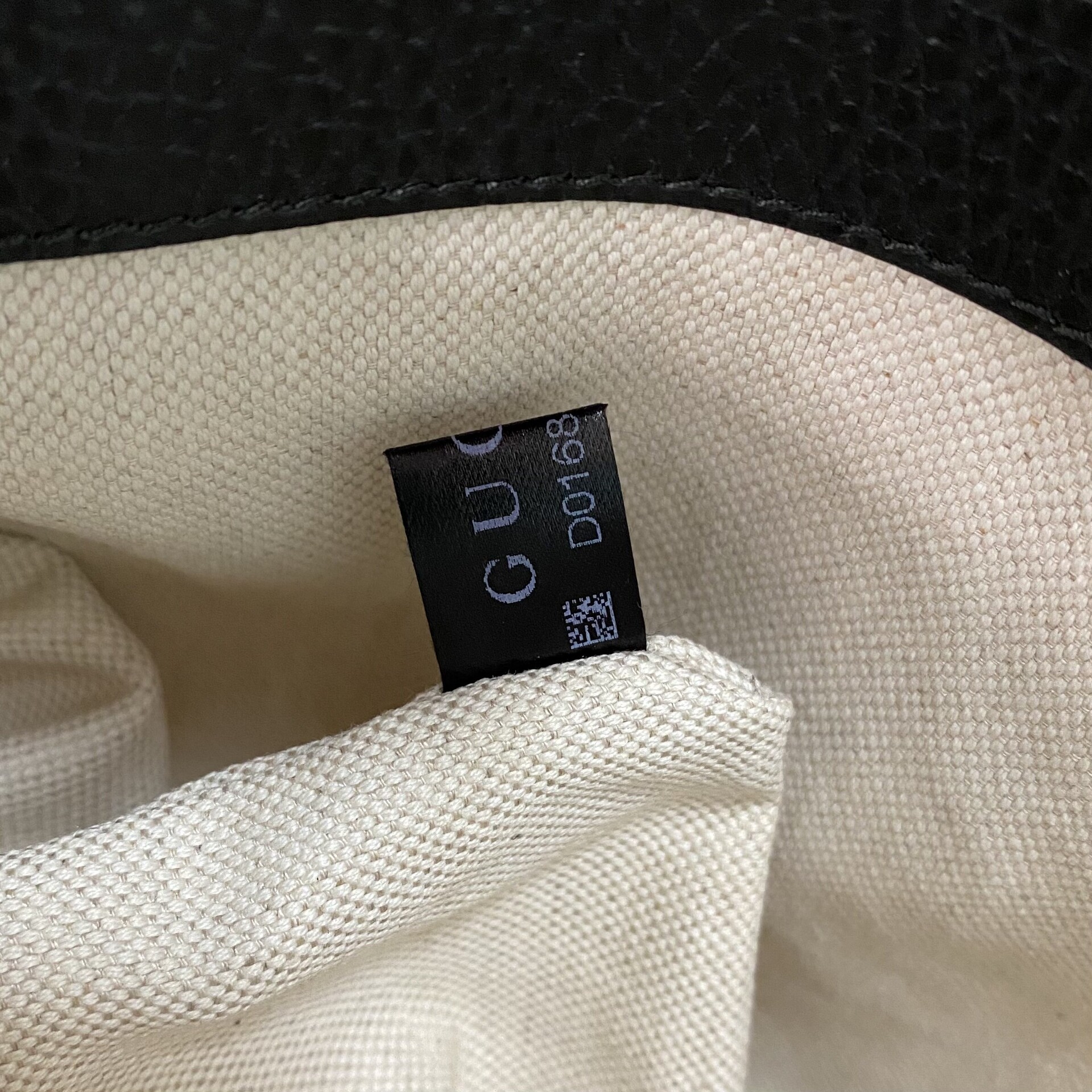 Bolsa Gucci Swing Tote Couro Preto