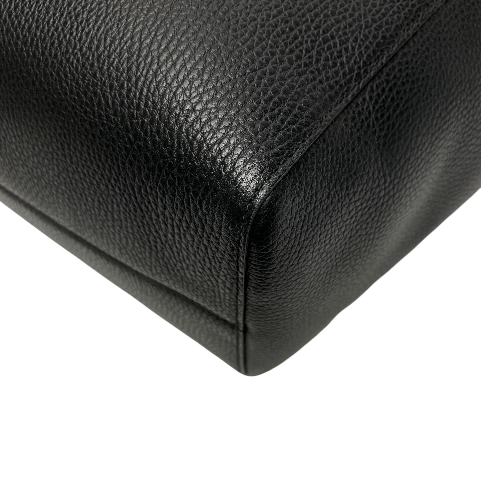Bolsa Gucci Swing Tote Couro Preto