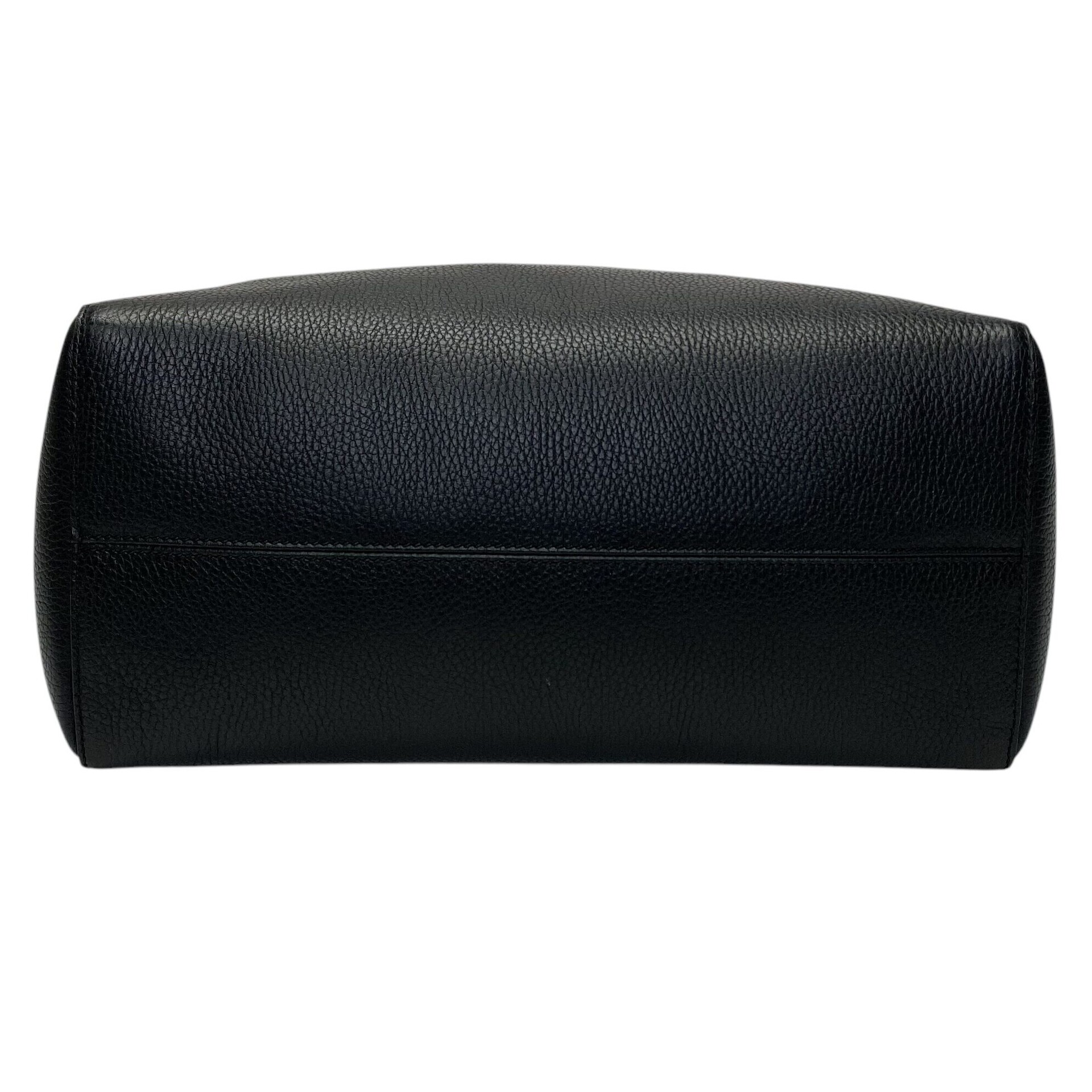 Bolsa Gucci Swing Tote Couro Preto