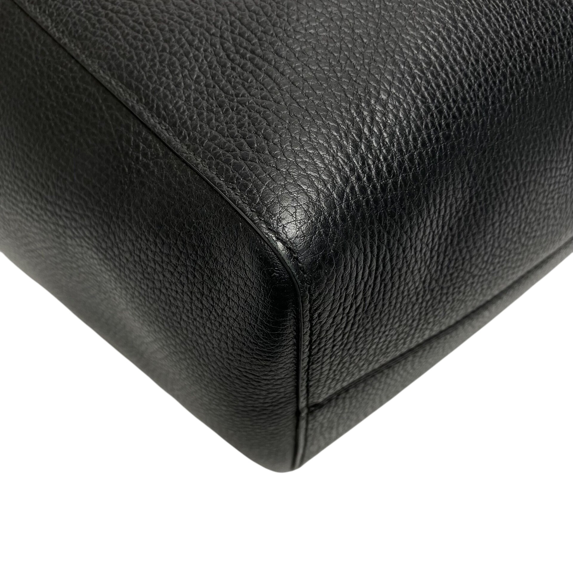 Bolsa Gucci Swing Tote Couro Preto