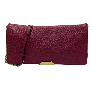 Bolsa Burberry Couro Rosa