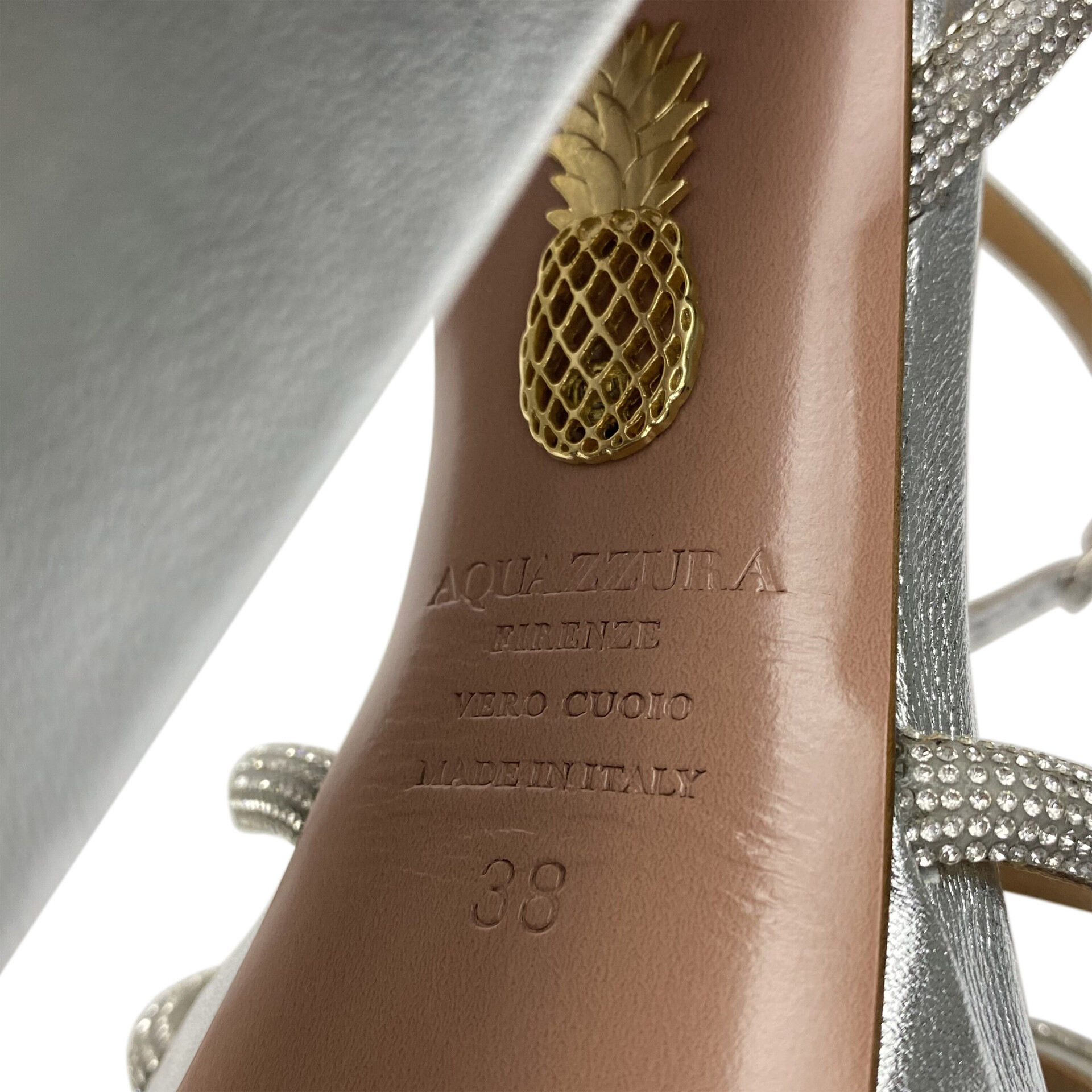 Sandália Aquazzura Moondust Sandal Plateau 140