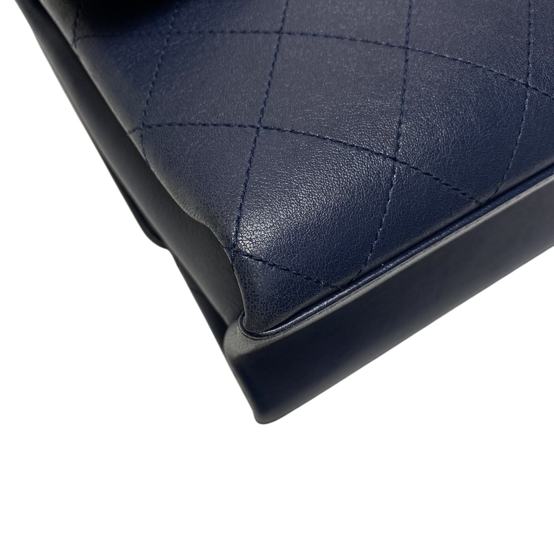 Bolsa Chanel Coco Luxe Two Pocket Flap Azul