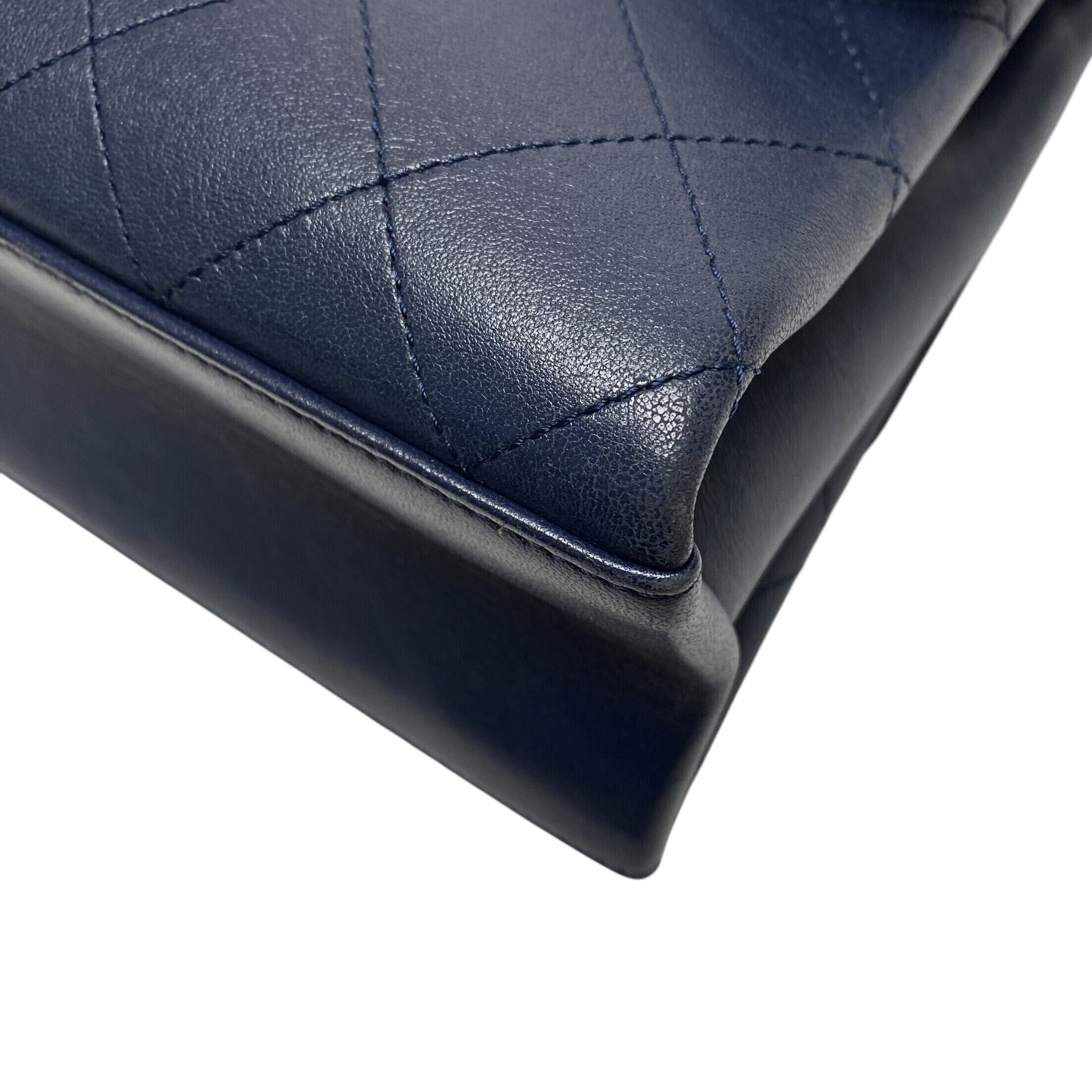 Bolsa Chanel Coco Luxe Two Pocket Flap Azul