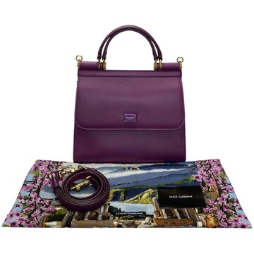 Bolsa Dolce & Gabbana Sicily 58 Roxa