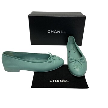 Sapatilha Chanel Verde Água