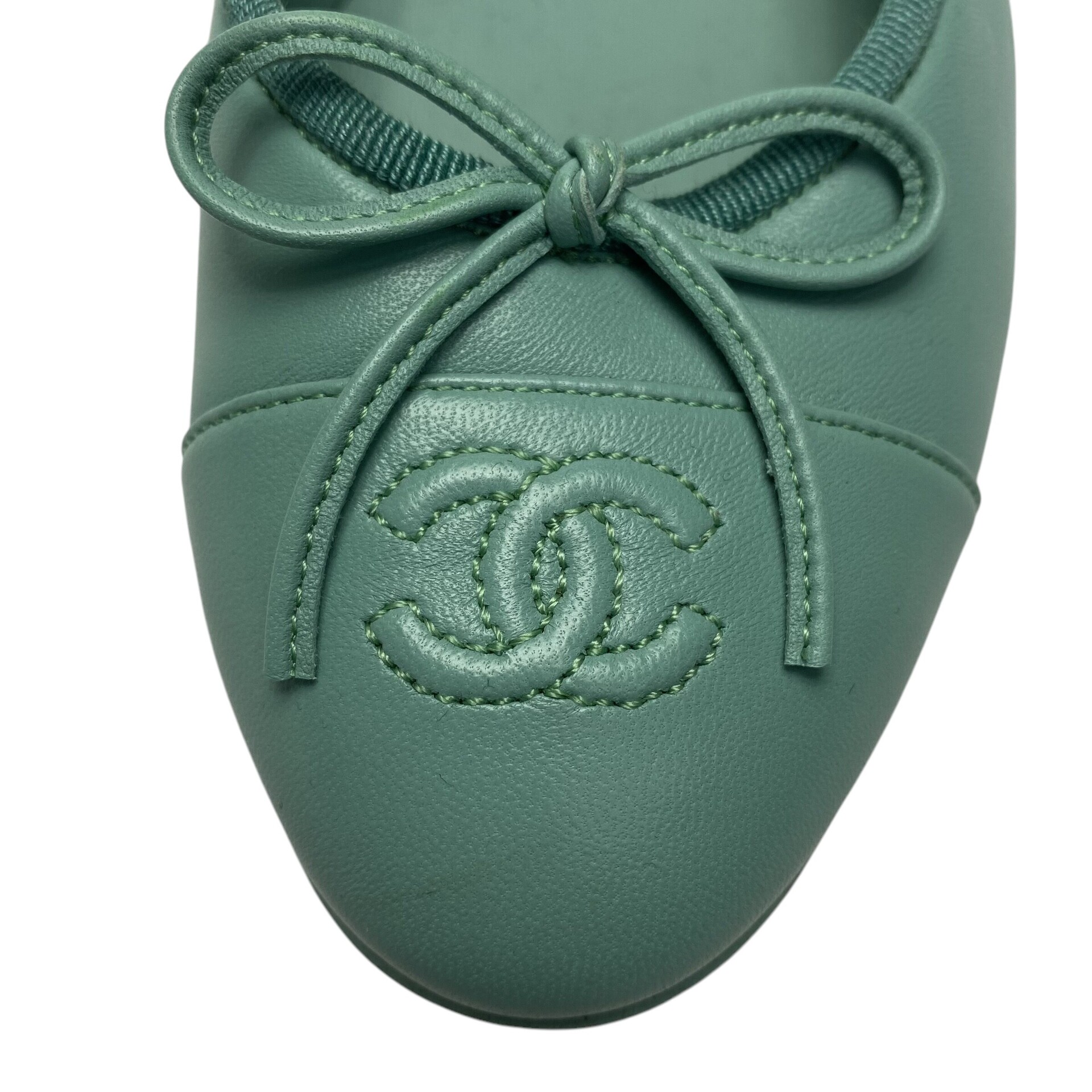 Sapatilha Chanel Verde Água