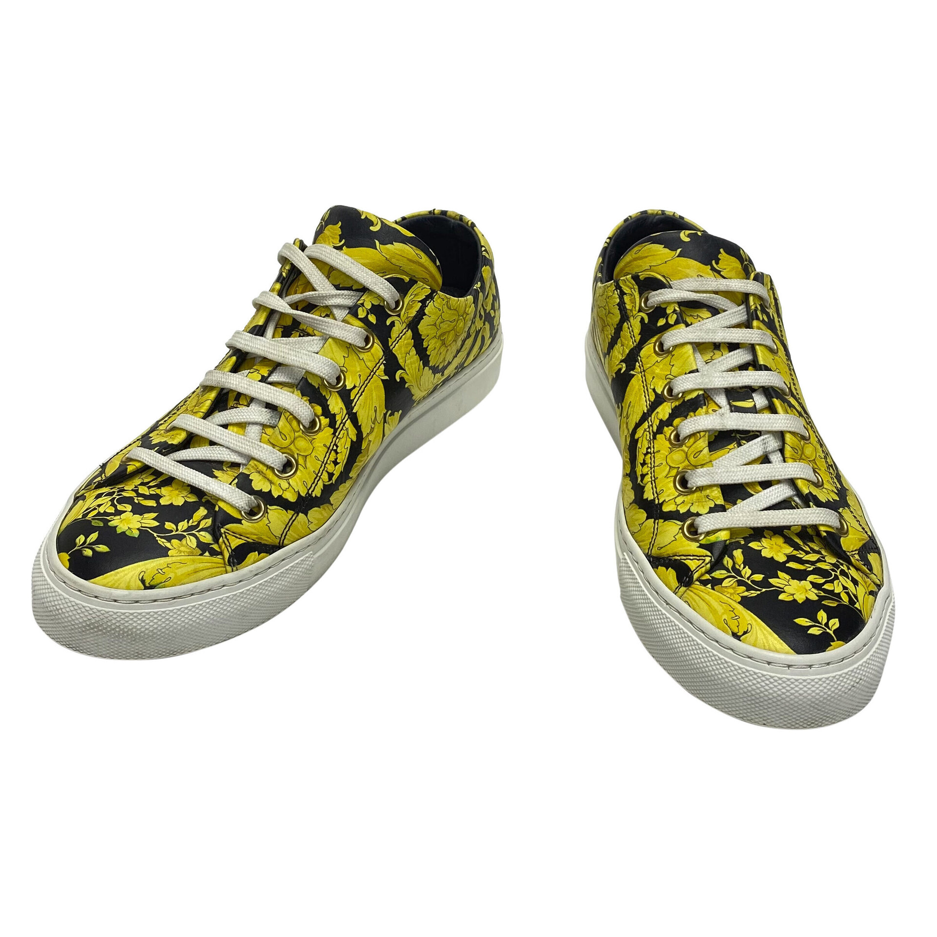 Tênis Versace Amarelo com Preto