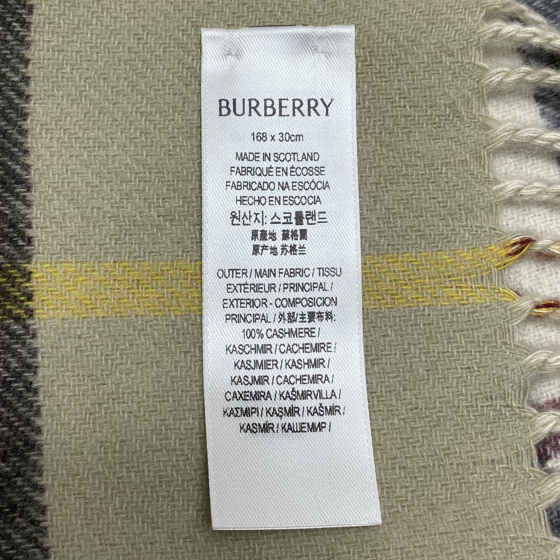 Cachecol Burberry