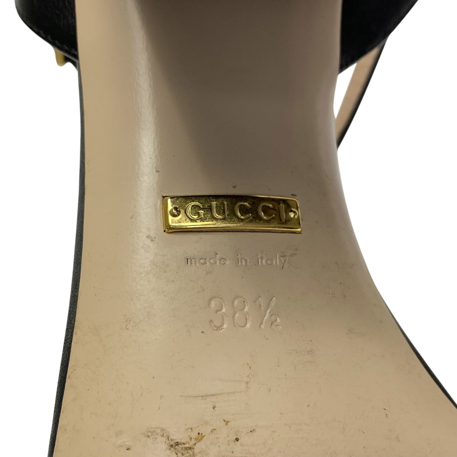 Sandália Gucci GG Marmont Preta