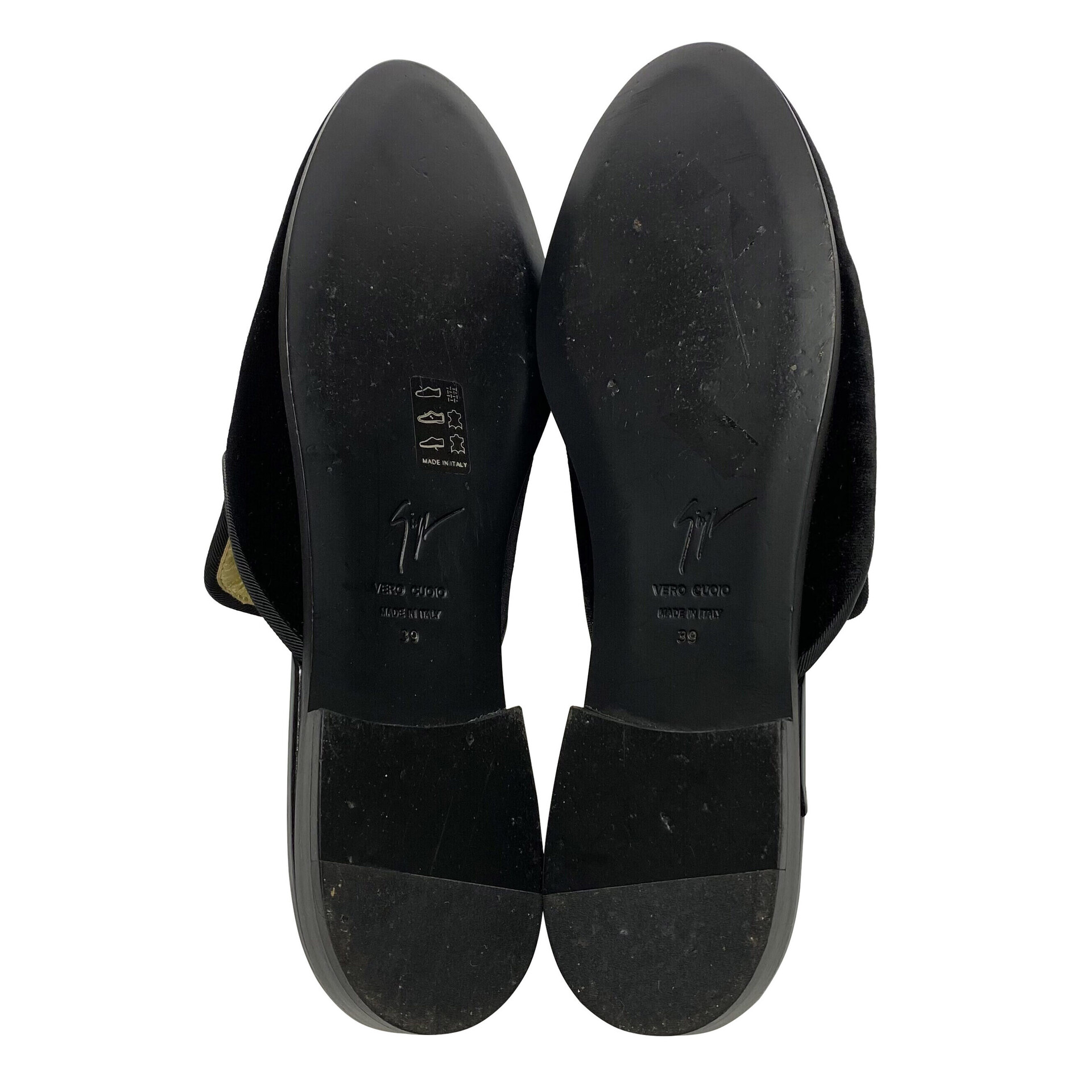 Mule Giuseppe Zanotti Bonjour Nuit Preto