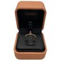 Anel Vivara Ouro Rose 18K com Rodolita