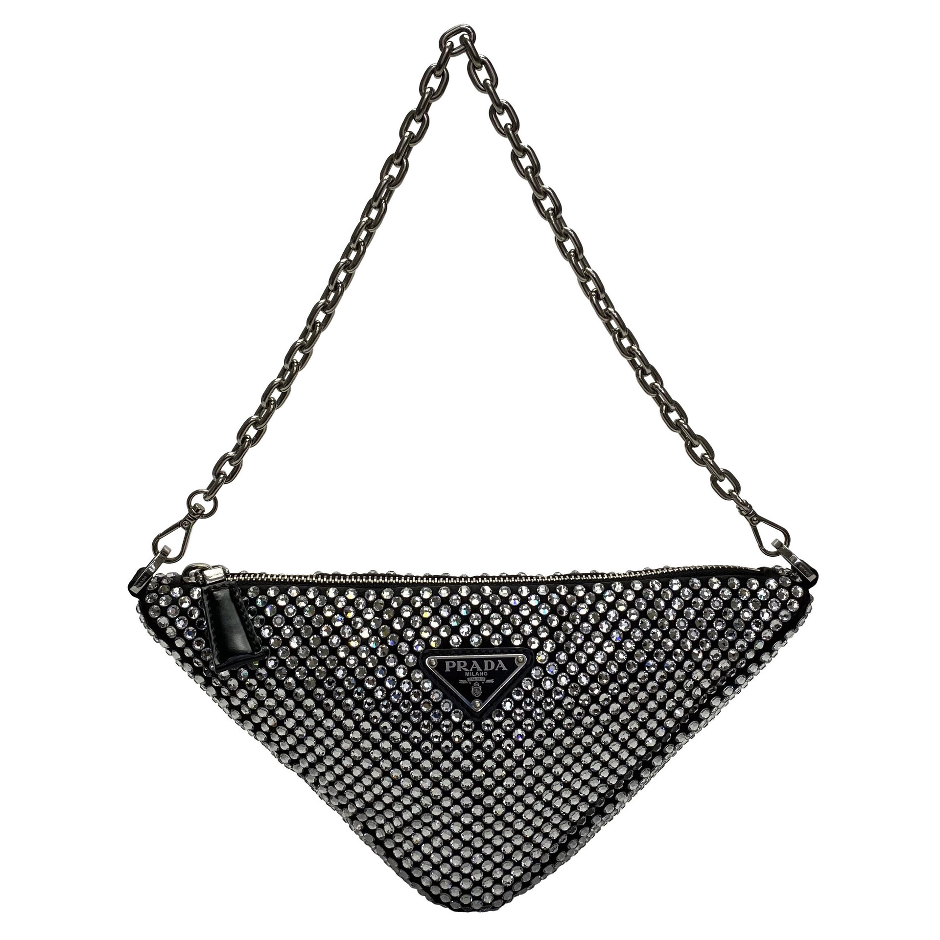 Bolsa Prada Crystal Triangle