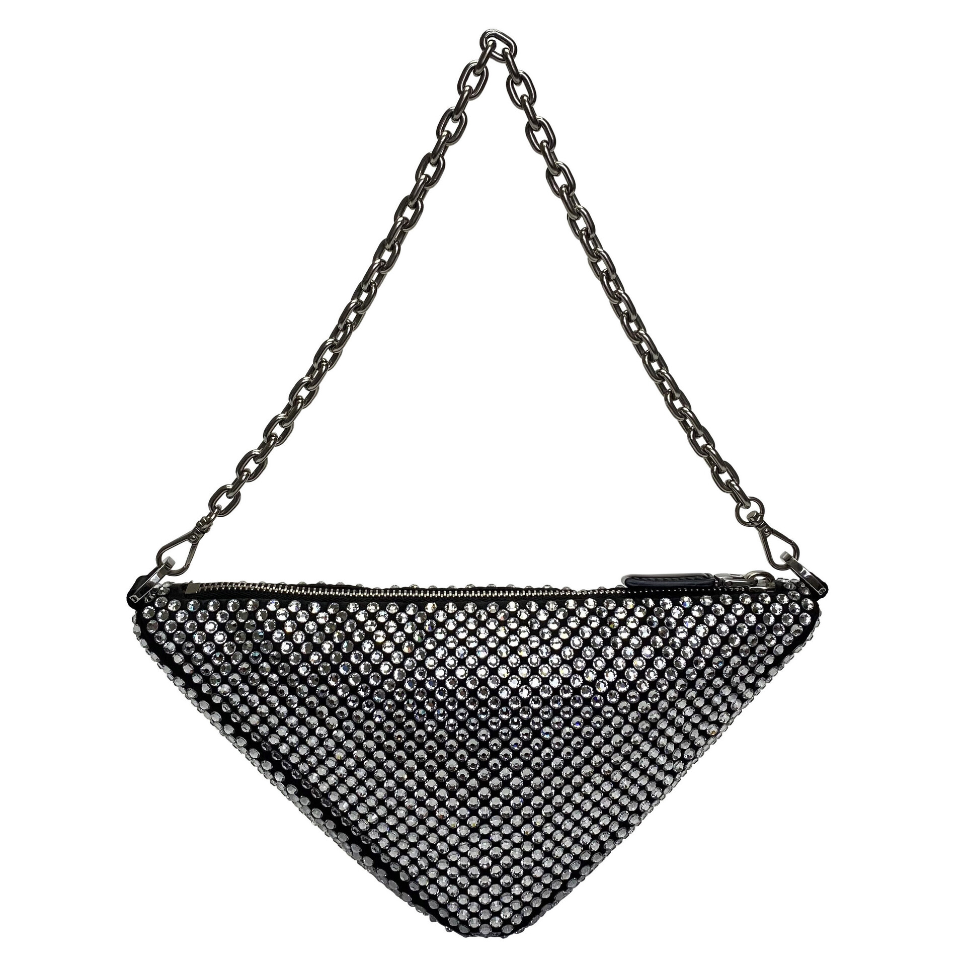 Bolsa Prada Crystal Triangle