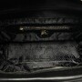 Bolsa Burberry Manor Couro Preto