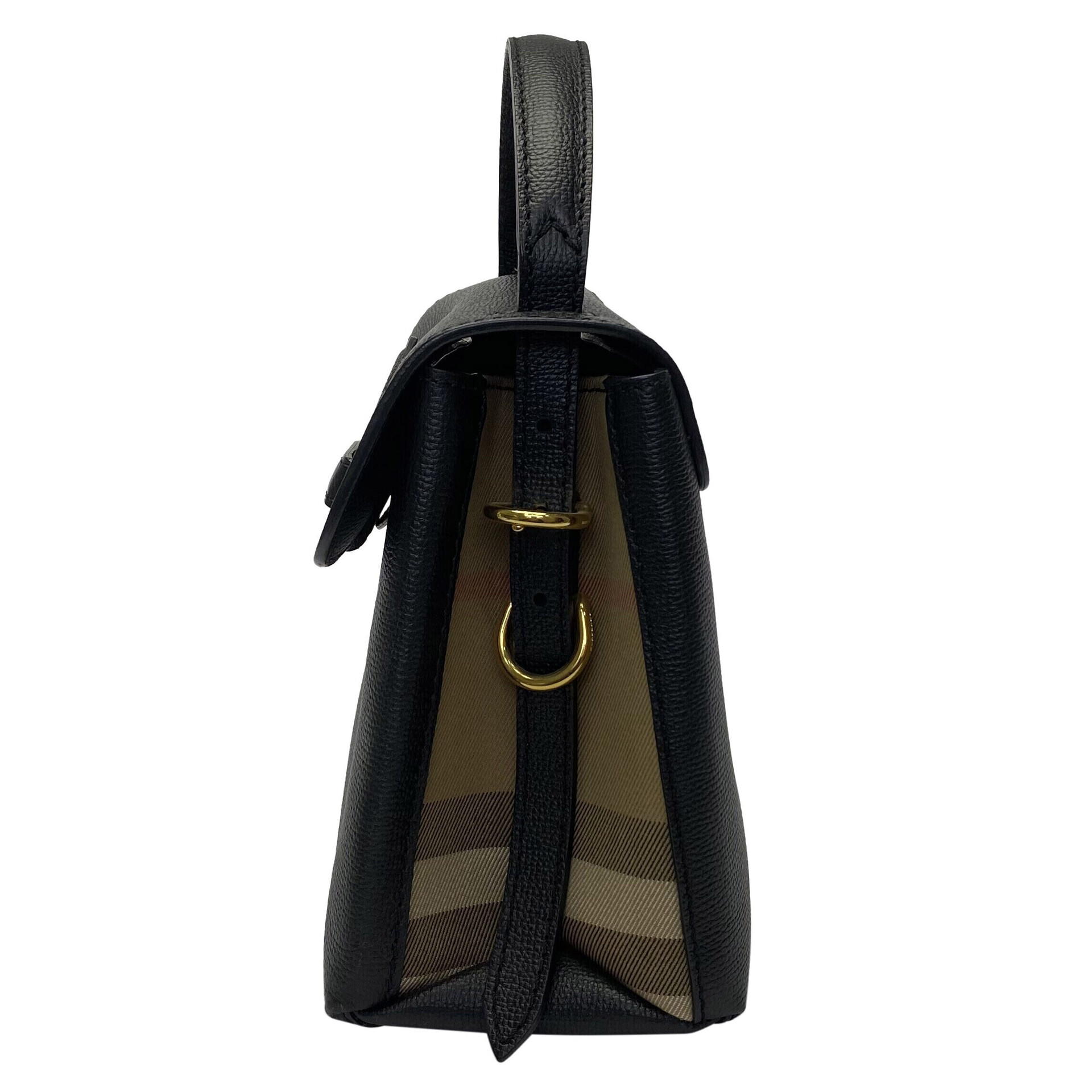 Bolsa Burberry Couro Preta