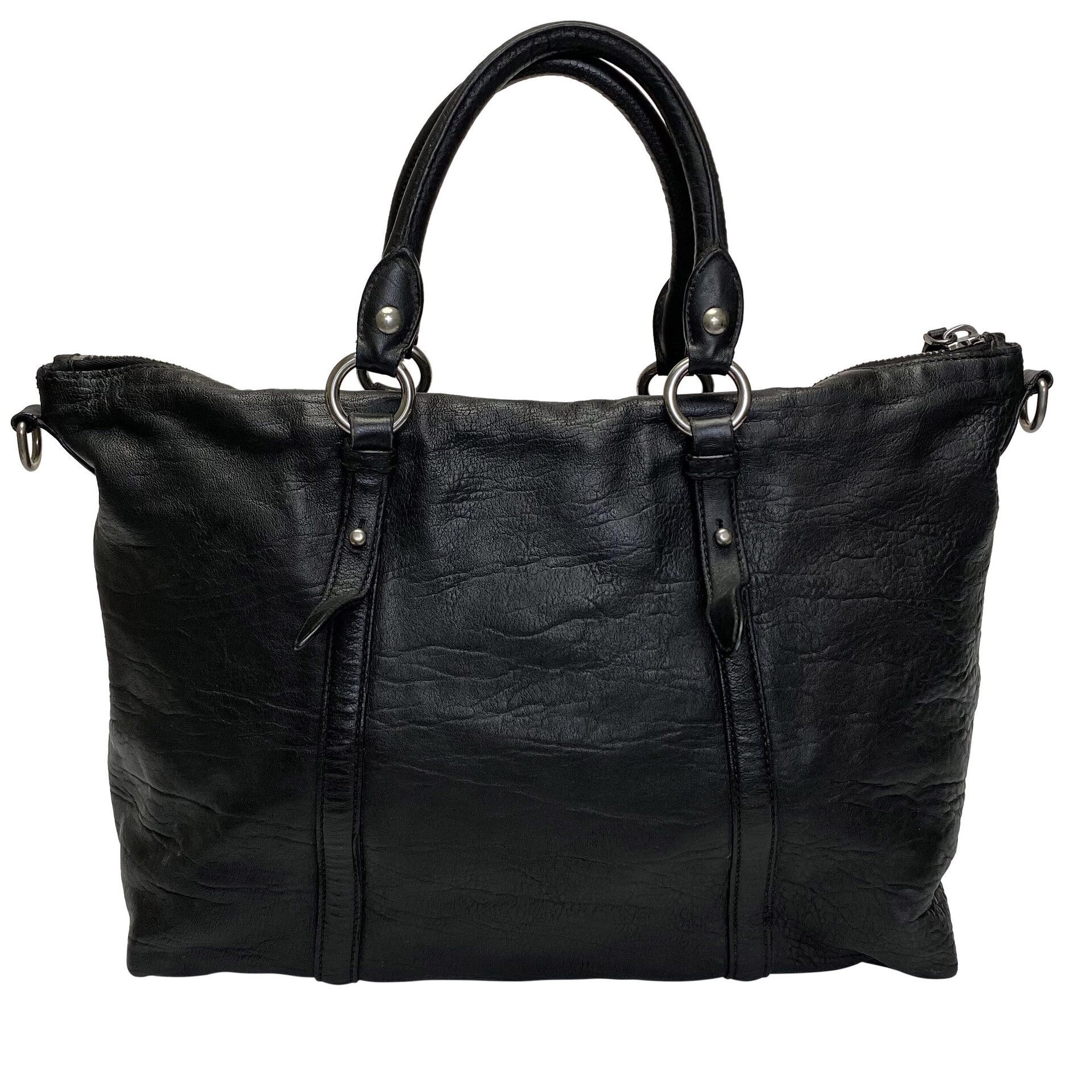 Bolsa Miu Miu Couro Preta