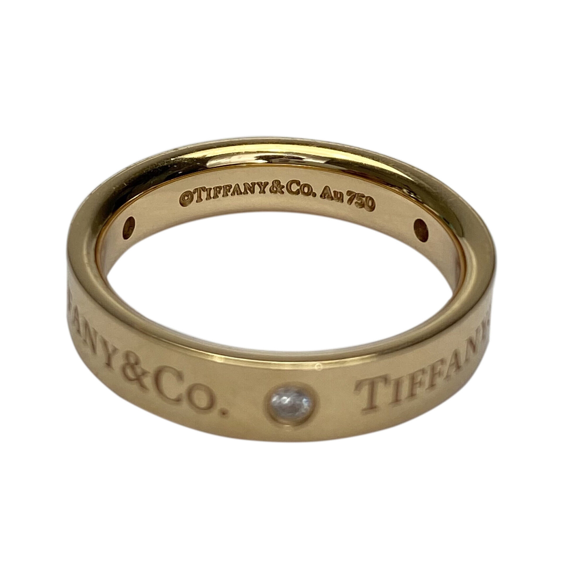 Aliança Tiffany & Co. Ouro Rosa com Diamantes