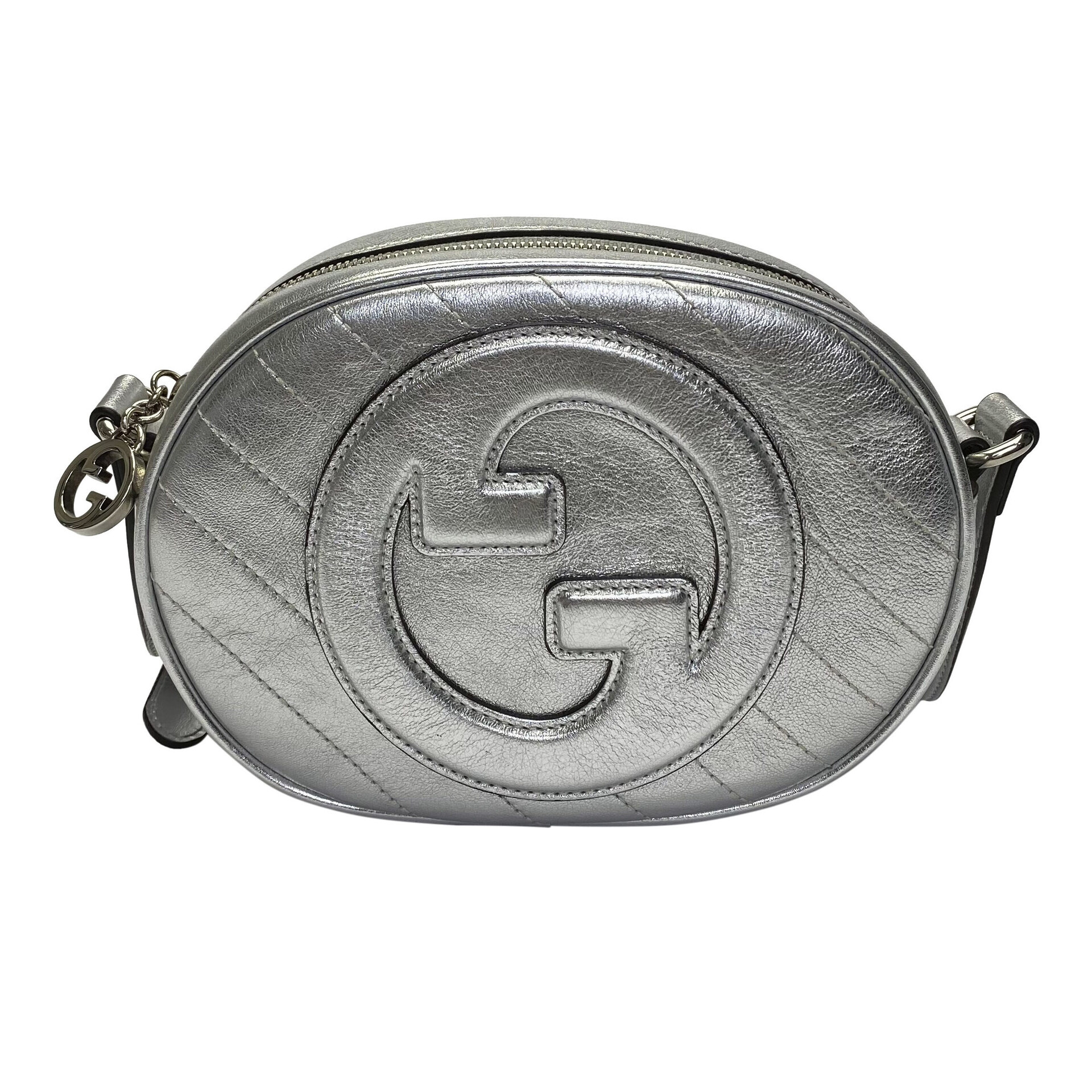 Bolsa Gucci Blondie Transversal Prata