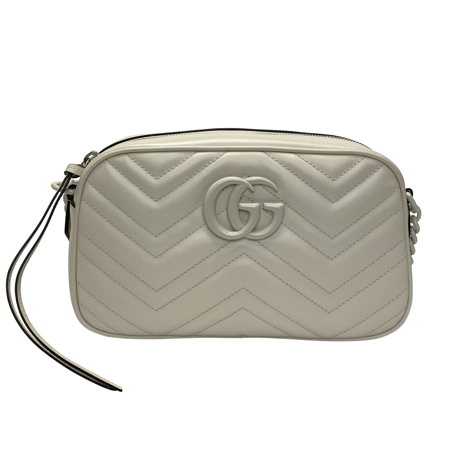 Bolsa Gucci GG Marmont Off White