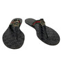 Chinelo Gucci Rasteira GG Thong Web Preta