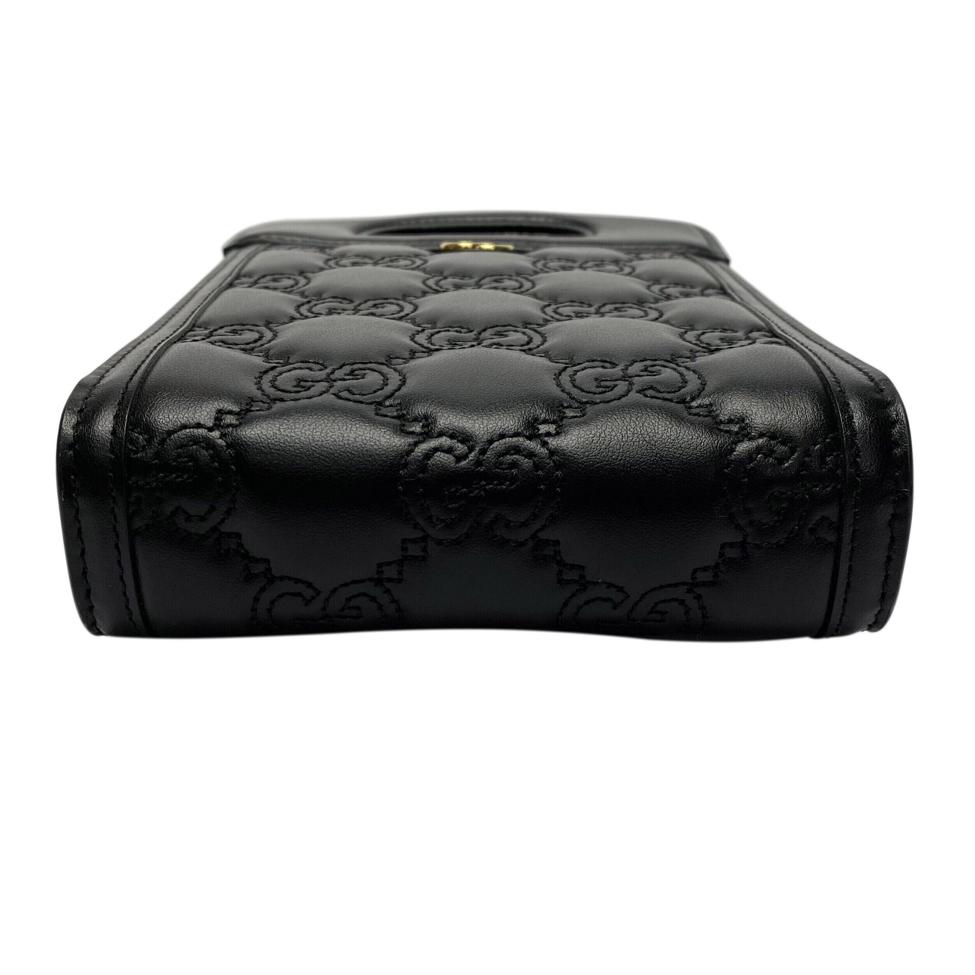 Bolsa Gucci GG Matelassê Mini Preta