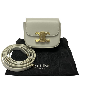 Bolsa Celine Claude Mini Off White