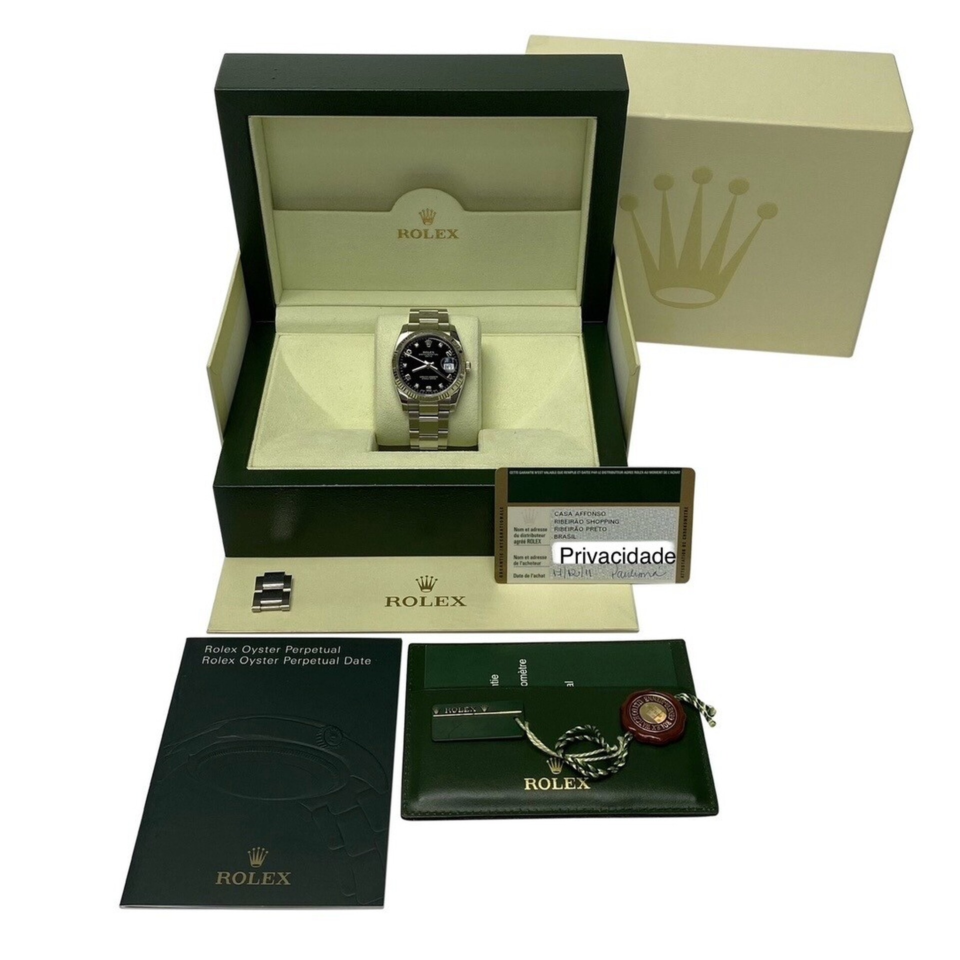Relógio Rolex Oyster Perpetual Date - 115234