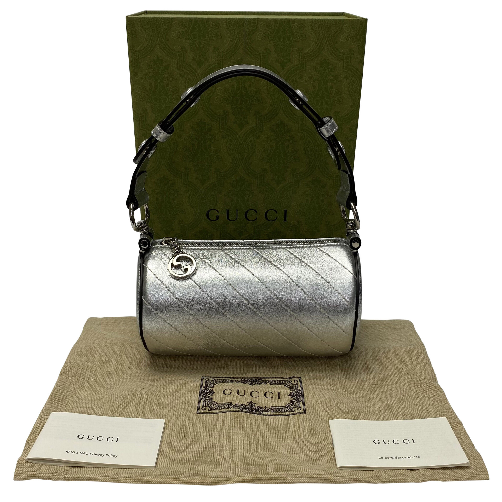 Bolsa Gucci Blondie Pequena Prata