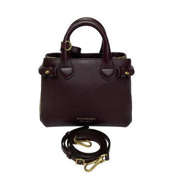 Bolsa Burberry Banner Vinho