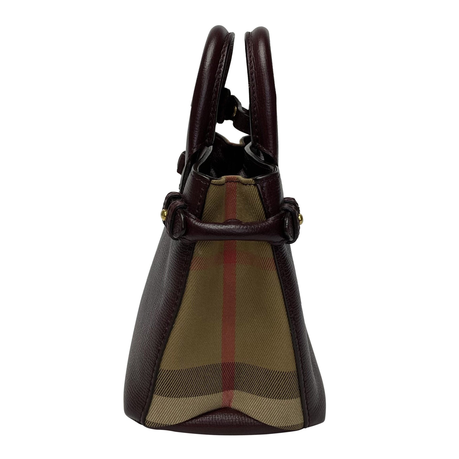 Bolsa Burberry Banner Vinho